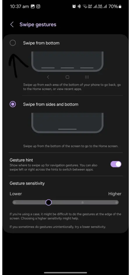one-ui-6.1-swipe-gestures