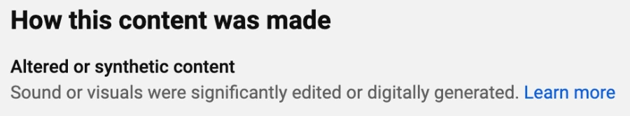 youtube-ai-content-disclaimer