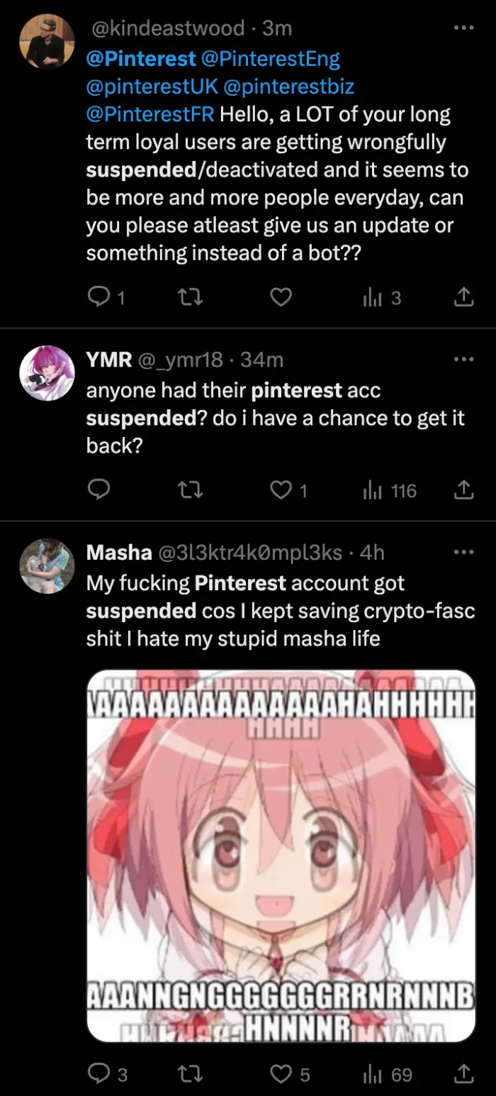 pinterest-account-suspended-reports-x