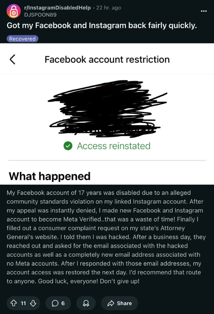 instagram-account-reinstated-legal-action