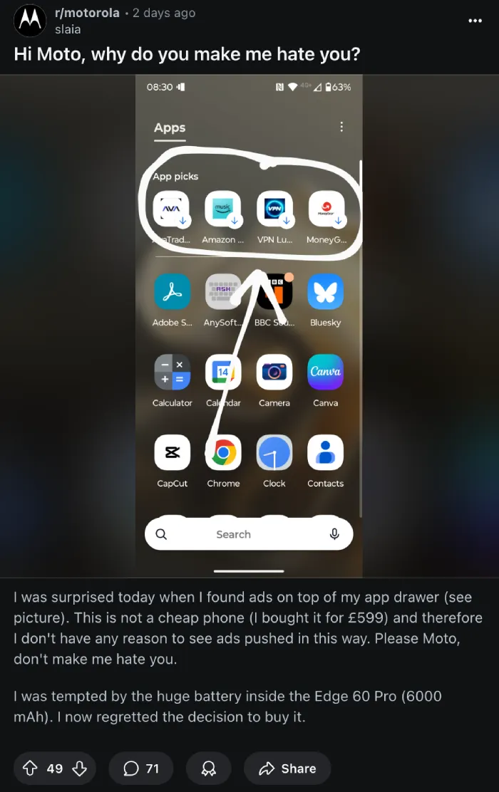 motorola-app-picks-complaint