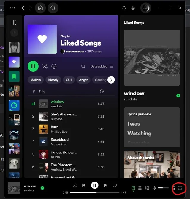 spotify-lyrics-button-gone