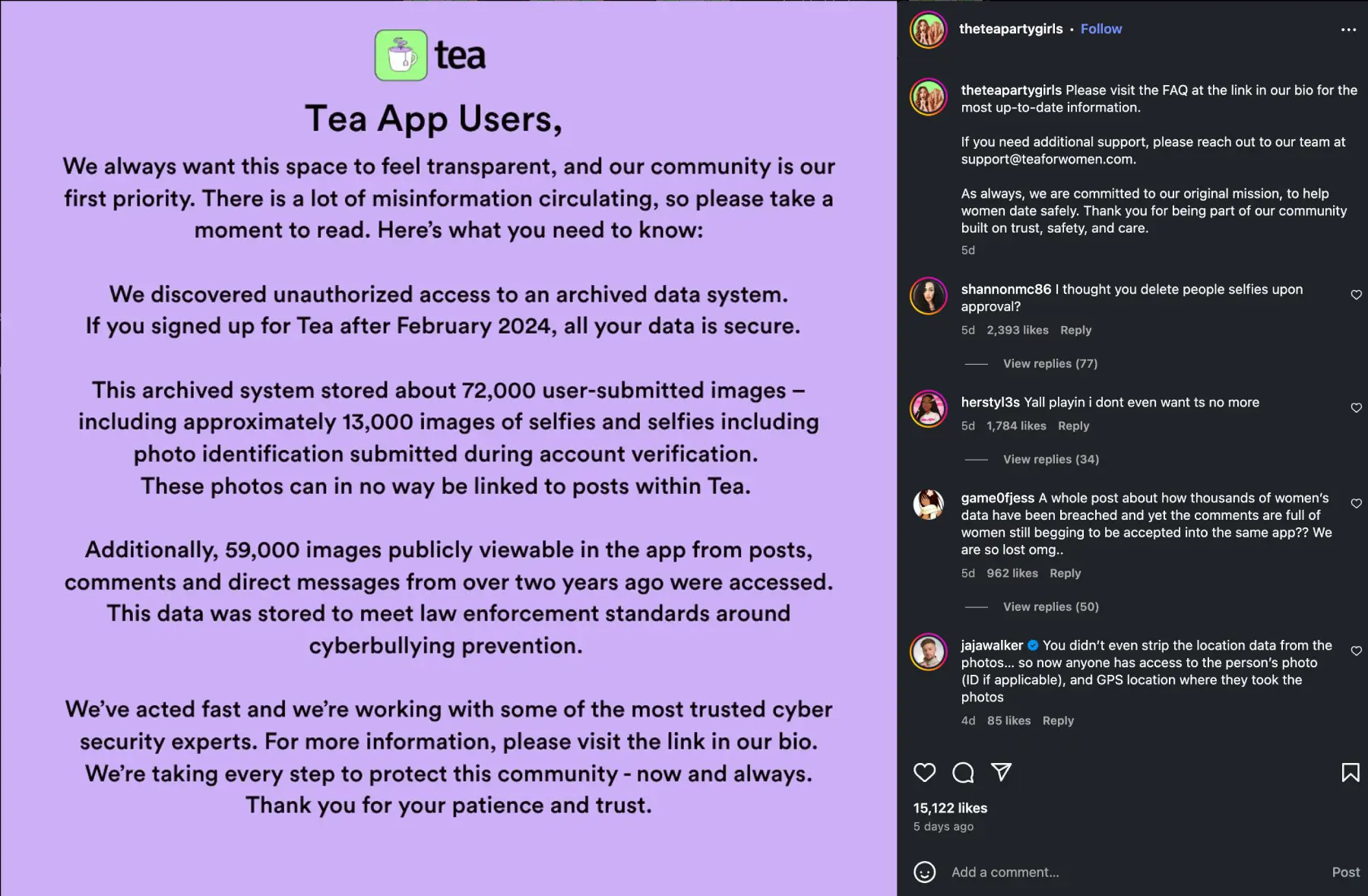 tea-app-statement-data-breach