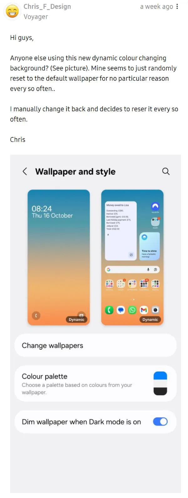 one-ui-8-dynamic-wallpaper-reset-bug-complaint